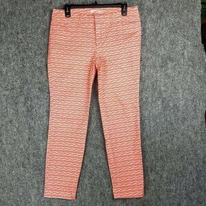 Old Navy Pixie Fish Pants Womens 6 Regular Stretch Bottoms Ankle Zip Slim Chino